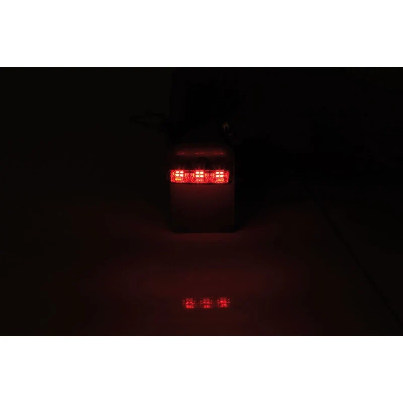 LED-Einbaublinker mit Rück- & Bremslicht Highsider Shorty 2 Pro 3in1, E-geprüft