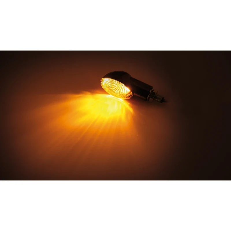 Blinker Paar Highsider Cateye, Carbonlook, Getönt, M10, E-geprüft, 12V/21W