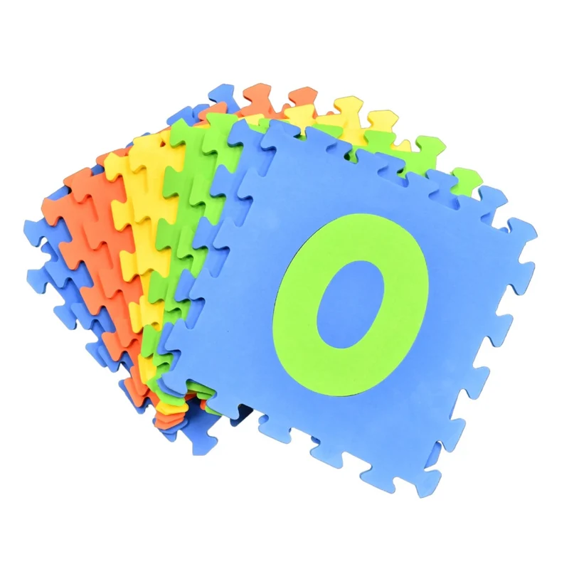 Contrast Interlocking Foam Mats Numbers 0-9 Indoor Toy