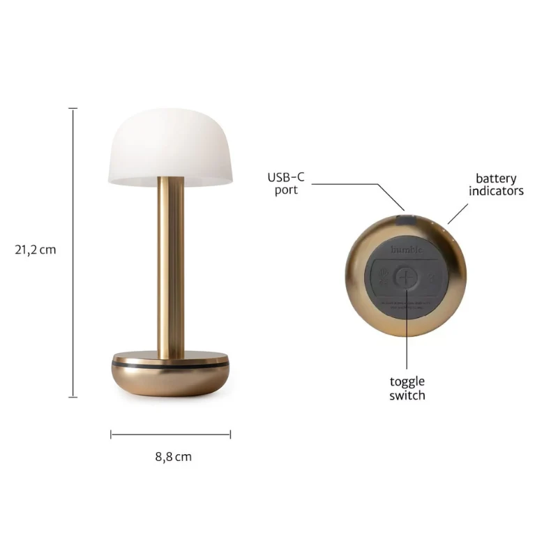 LED Tischlampe "Humble Two" - Black