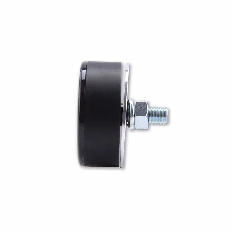 LED-Rücklicht Highsider Rocket schwarz, Alu, Getönt, Ø 45 mm, M8, E-geprüft, 12V