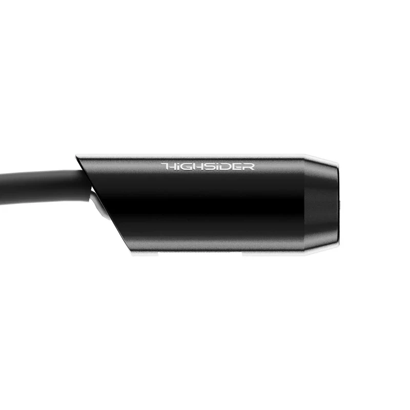 LED-Rücklicht Split-RS schwarz, Alu, Klar, 24x13 mm, KZL, E-geprüft, 12V/0,8W