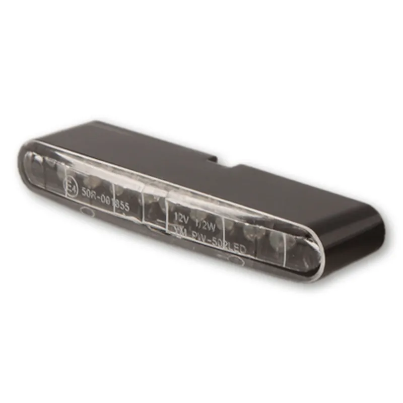 LED-Einbaurücklicht Stripe schwarz, 53,5x7 mm, E-geprüft, 12V/1W