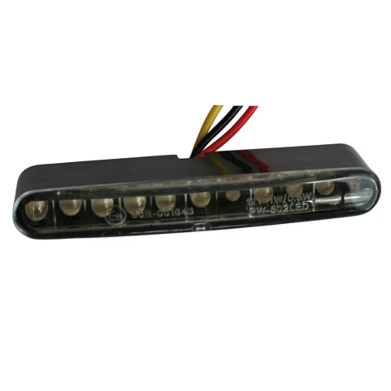 LED-Einbaurücklicht Stripe schwarz, 53,5x7 mm, E-geprüft, 12V/1W