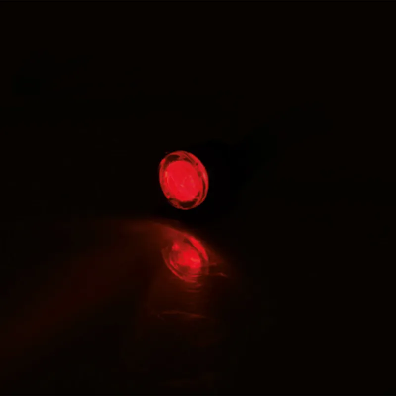 LED-Einbaurücklicht Highsider Proton, Getönt, Ø 11 mm, E-geprüft, 12V/0,3W