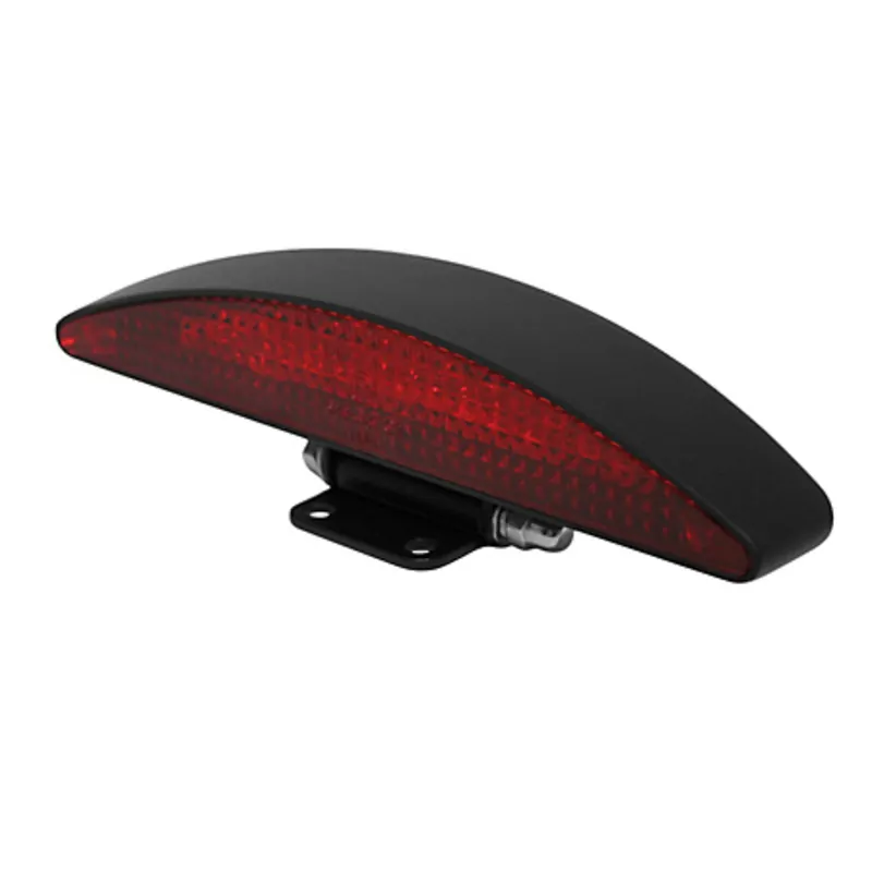 LED-Rücklicht Highsider Interstate schwarz, Rot, 150x28 mm, E-geprüft, 12V