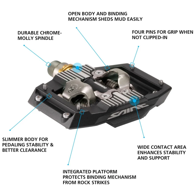Shimano Saint M821 SPD Clipless Mountain Bike Pedals