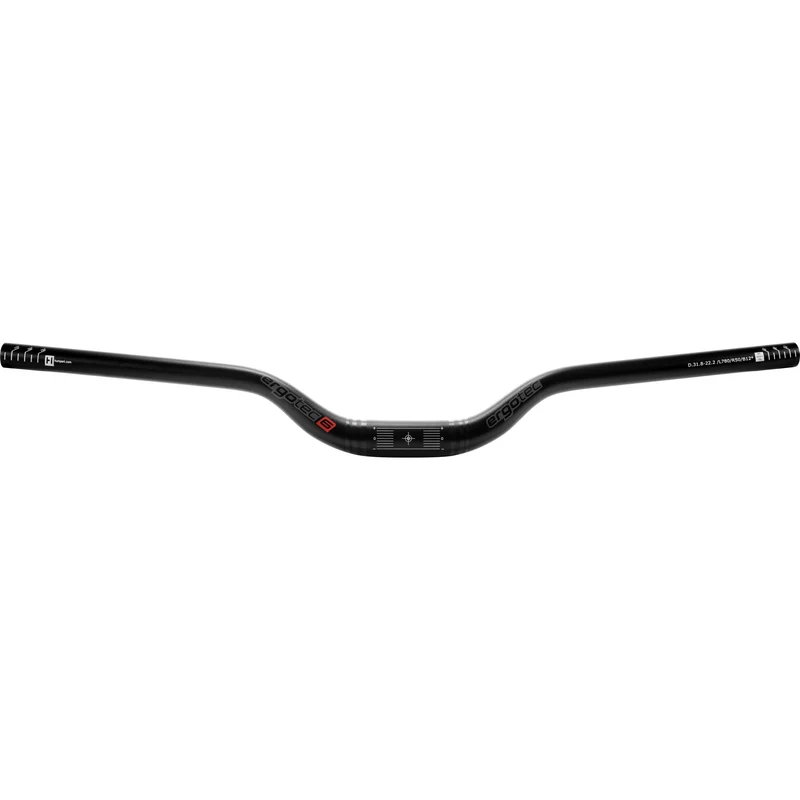 ergotec Riser Bar 50/ 31,8 schwarz sandgestrahlt