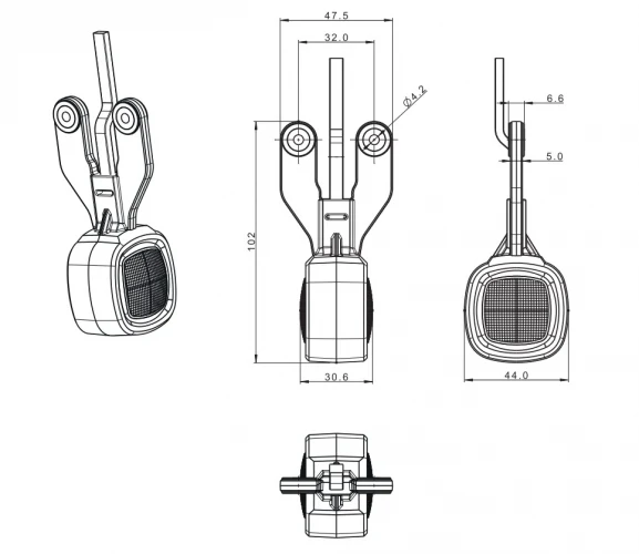 LED Umrissleuchte / 2 x Funktion