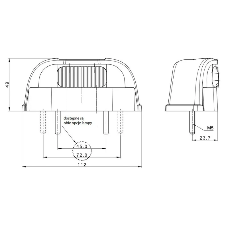 LED-Kennzeichenbeleuchtung / Kennzeichenbeleuchtung