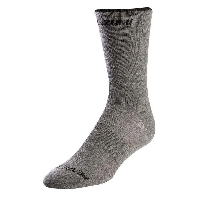 Pearl Izumi Merino Wool Tall Sock hellgrau