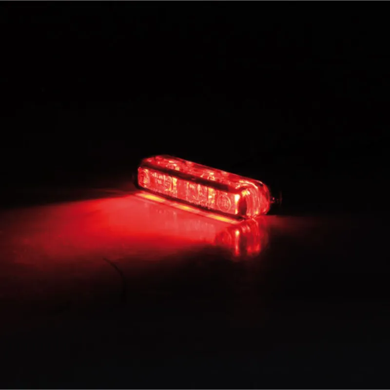 LED-Einbaurücklicht Highsider Shorty 2 Pro, 40x8,5 mm, E-geprüft, 12V/2W