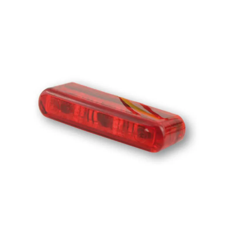 LED-Einbaurücklicht Highsider Shorty 2 Pro, 40x8,5 mm, E-geprüft, 12V/2W