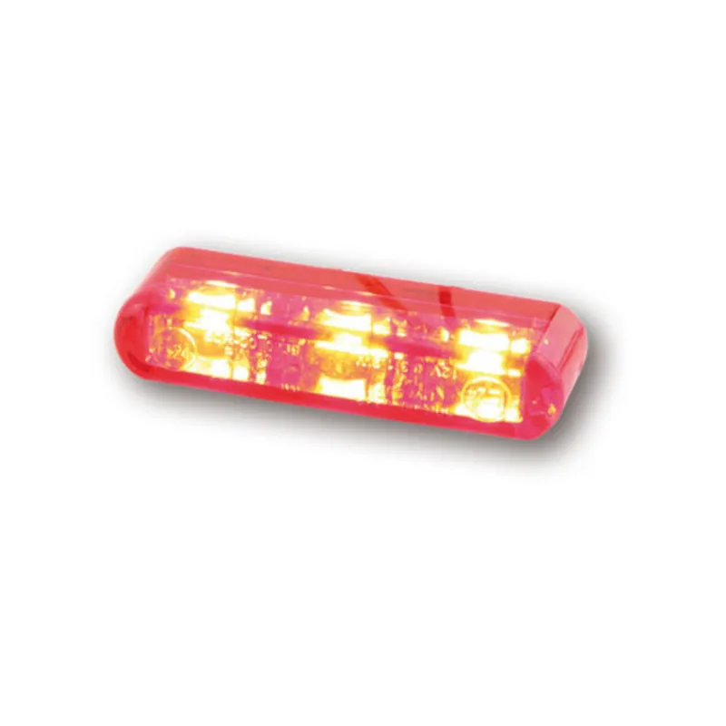 LED-Einbaurücklicht Highsider Shorty 2 Pro, 40x8,5 mm, E-geprüft, 12V/2W