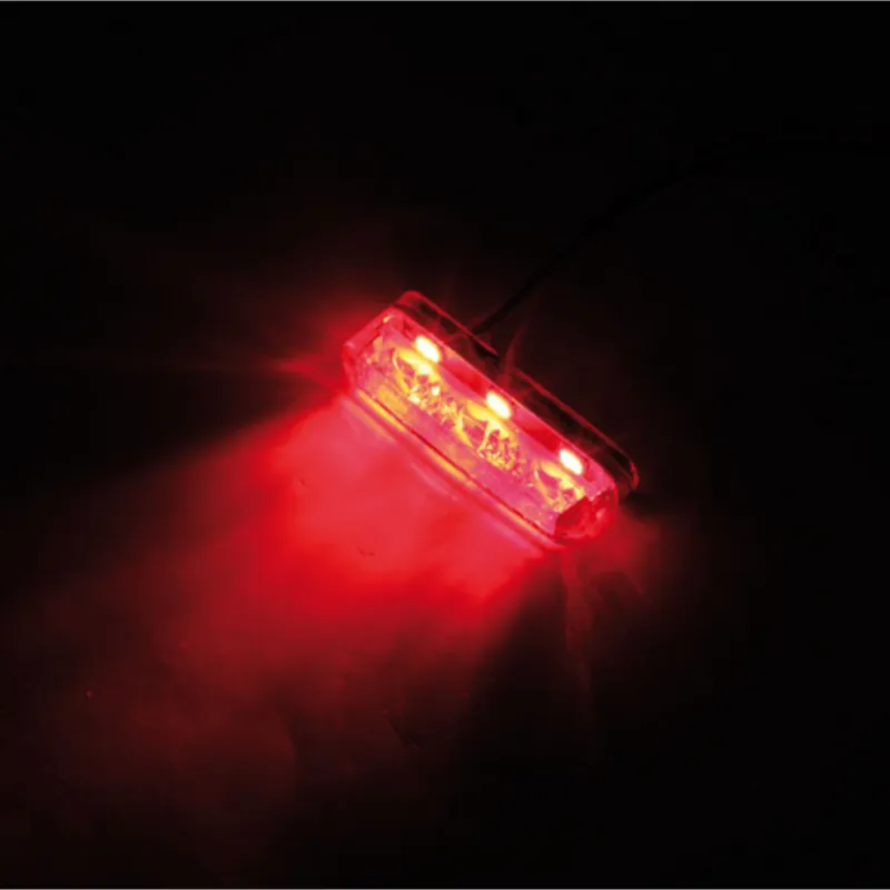 LED-Einbaurücklicht Highsider Shorty 2 Pro, 40x8,5 mm, E-geprüft, 12V/2W
