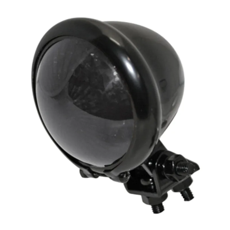 LED-Rücklicht Highsider Bates-Style schwarz, Ø57 mm, E-geprüft, 12V/0,3W