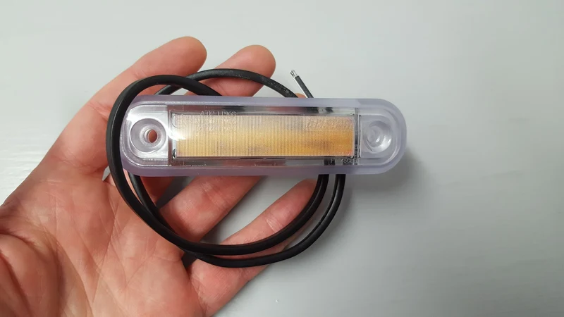 LED-Markierungsleuchte mit Neoneffekt und transparenter Dichtung / Grün
