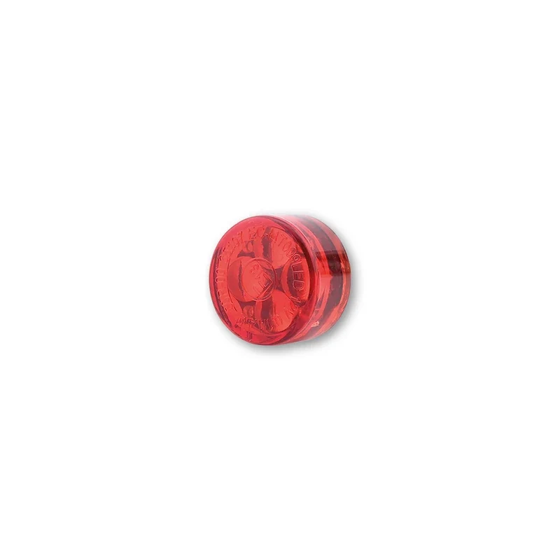 LED-Einbaurücklicht Highsider Sixteen, Rot, Ø 16 mm, E-geprüft, 12V/0,1W