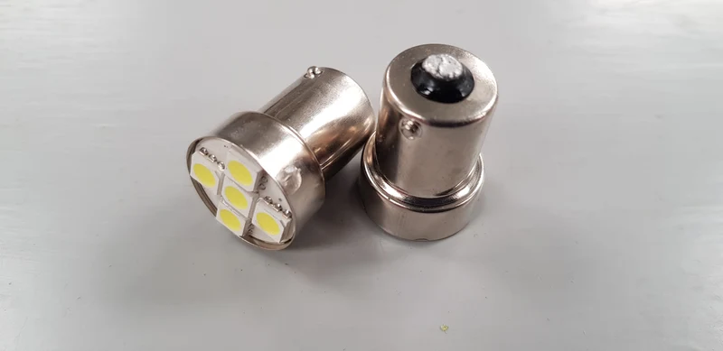 LED-Einzelkontakt-Rücklichtbirnen ersetzt 149 Blinker / Blinker, 2 Stück