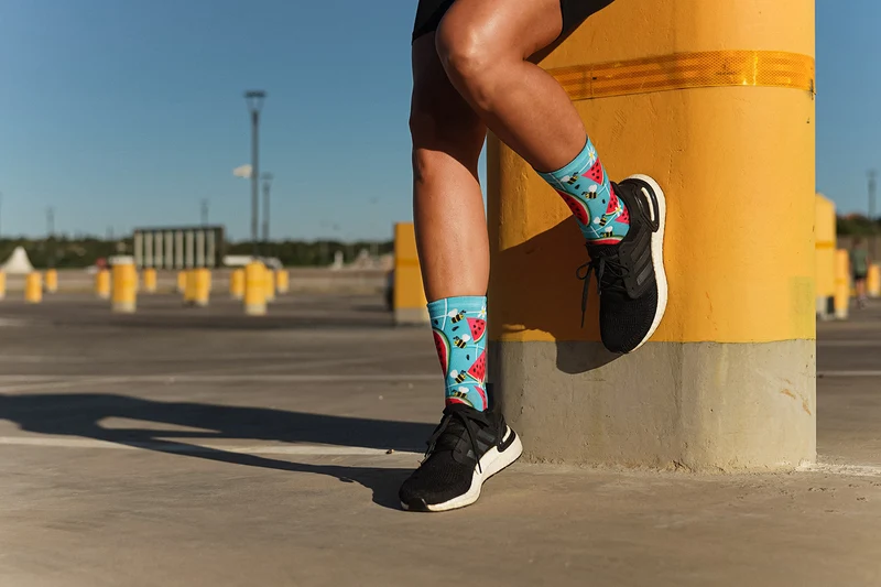 Sox Footwear Fruity Bright & Fun Premium Crew Socks
