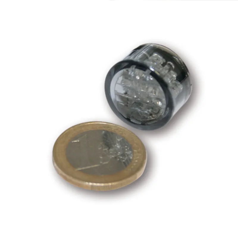 LED-Einbaurücklicht Highsider Pin, Ø 20 mm, E-geprüft, 12V