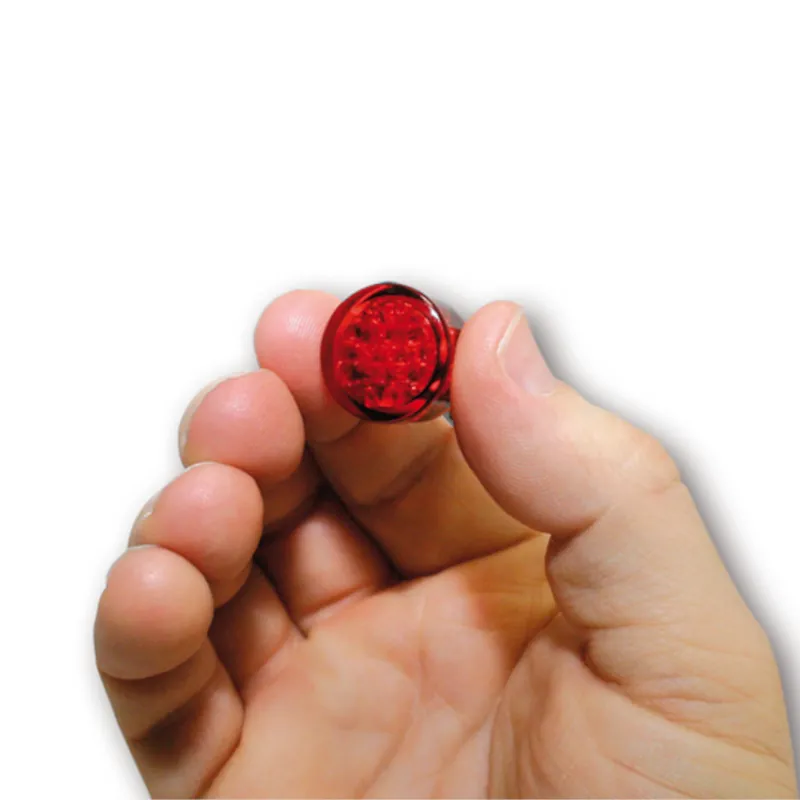 LED-Einbaurücklicht Highsider Pin, Ø 20 mm, E-geprüft, 12V