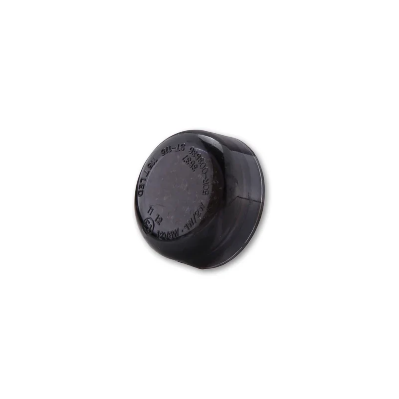LED-Rücklicht Micro Disc schwarz, Getönt, Ø 30 mm, M6, E-geprüft, 12V/1W