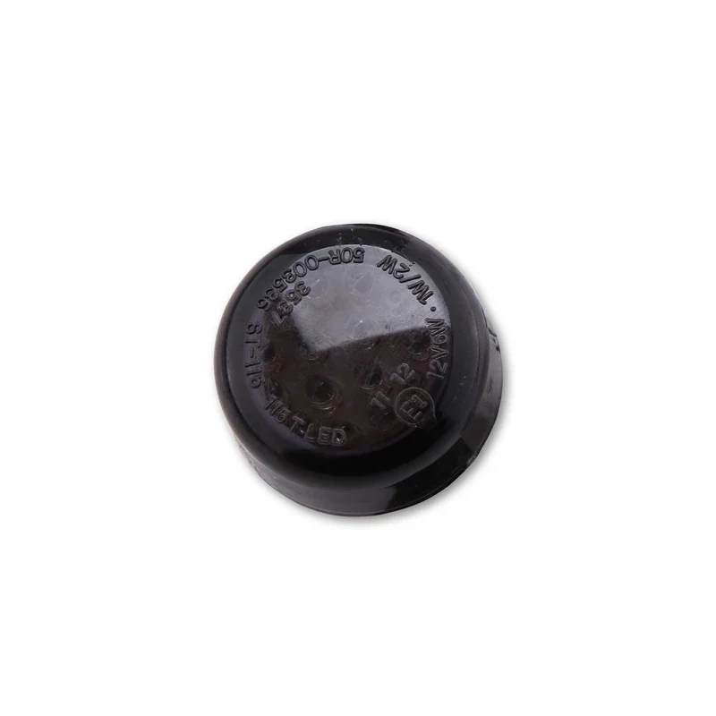 LED-Rücklicht Micro Disc schwarz, Getönt, Ø 30 mm, M6, E-geprüft, 12V/1W