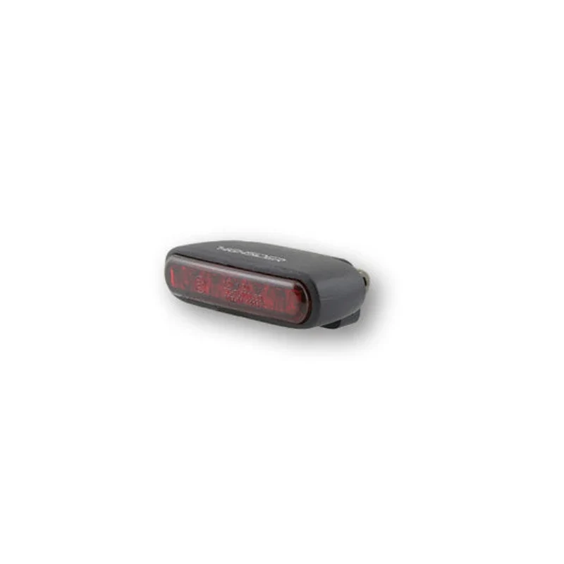 LED-Rücklicht Highsider Organic schwarz, Rot, 44x12 mm, E-geprüft, 12V/1W