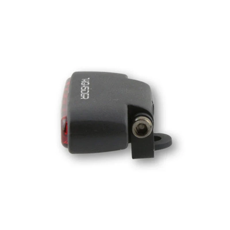 LED-Rücklicht Highsider Organic schwarz, Rot, 44x12 mm, E-geprüft, 12V/1W