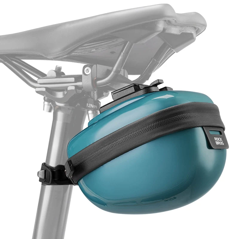 Fahrrad Satteltaschen Hard Shell Reflektierend 0,4 L mit Halterung