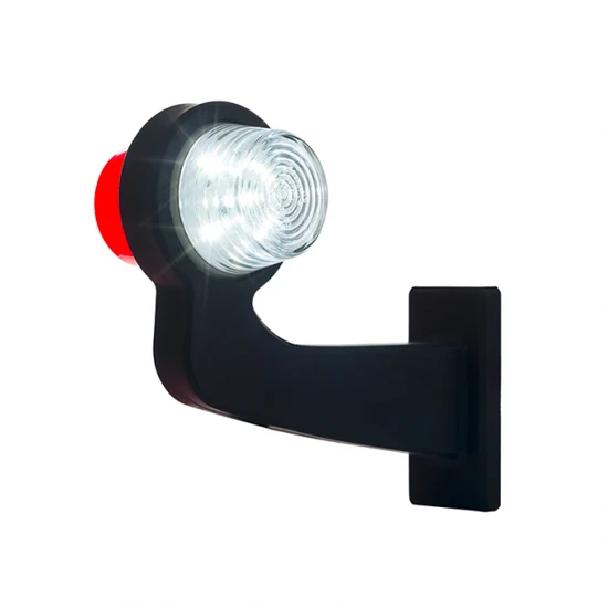 Old School dänische LED-Umrissleuchten / rote und klare Linse