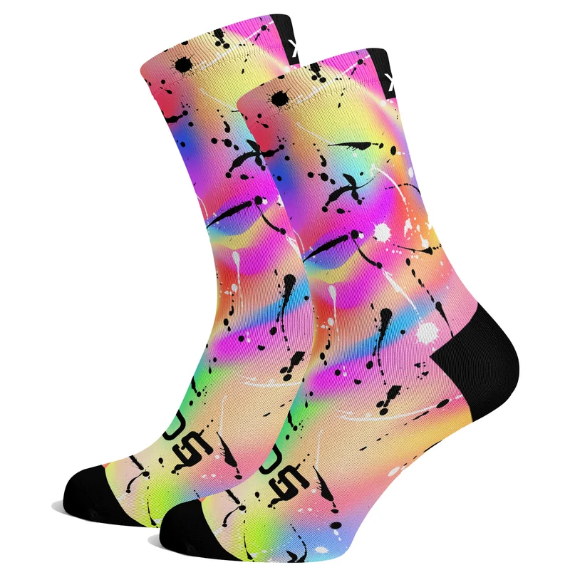 Sox Footwear Holographic Bright & Fun Premium Crew Socks