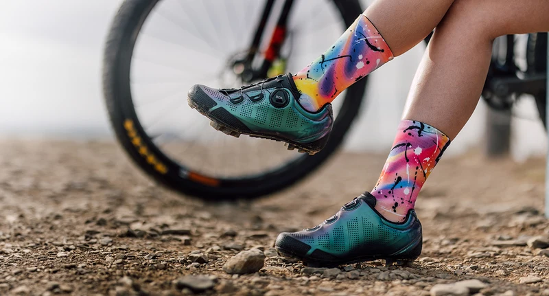 Sox Footwear Holographic Bright & Fun Premium Crew Socks