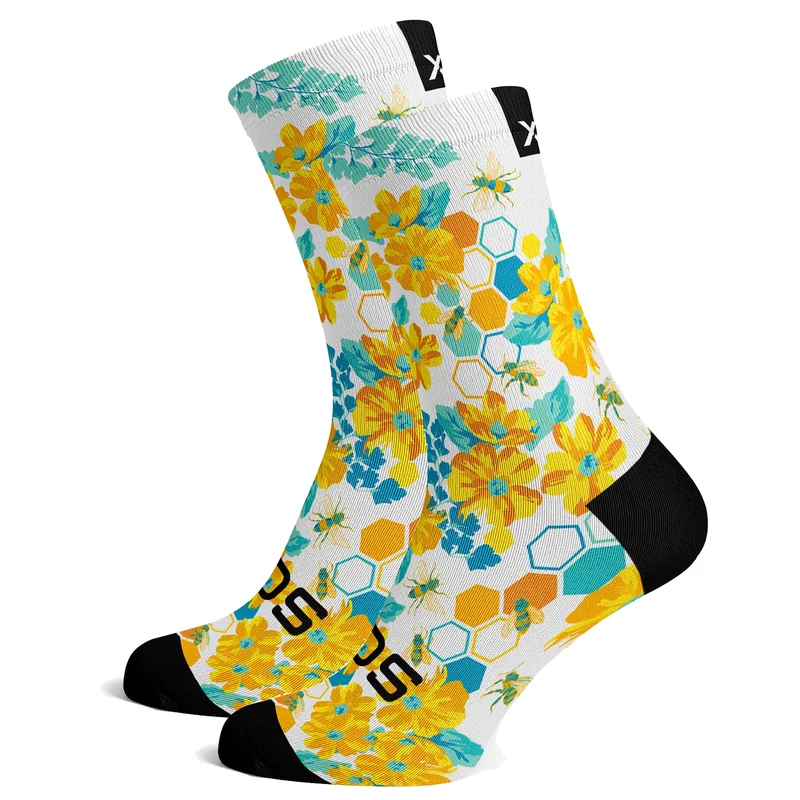 Sox Footwear Honey Bees Animals Premium Crew Socks