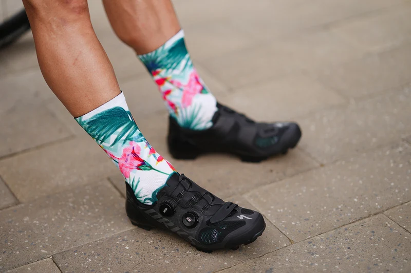 Sox Footwear Pastel Paradise Tropicals Premium Crew Socks