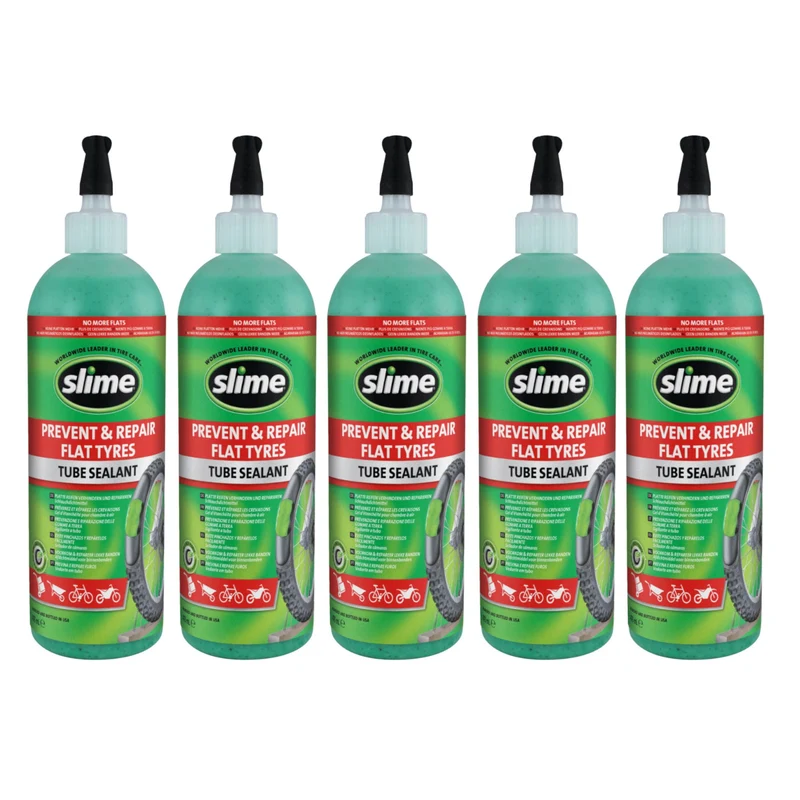 Slime Tube Sealant 473ml / 16oz Bike Puncture Prevention & Repair Flat Tyres