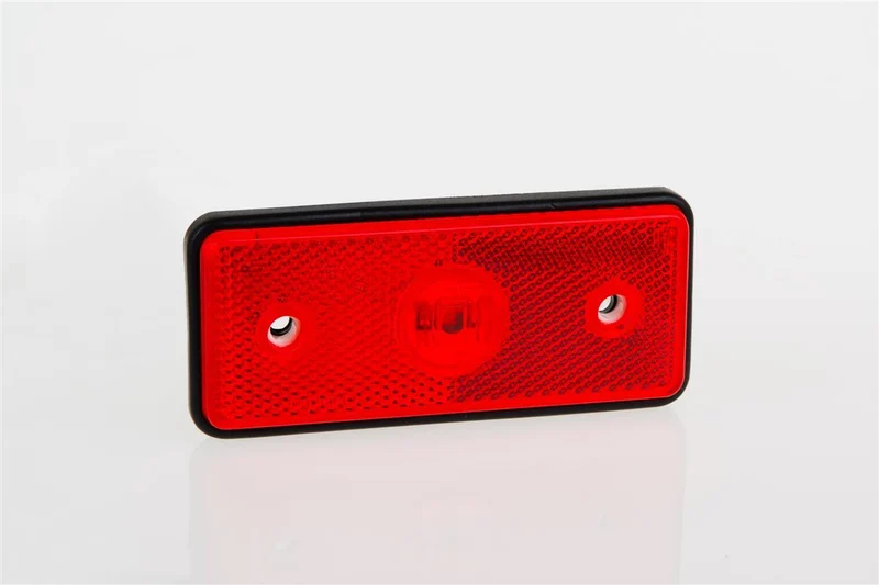 Schlanke rechteckige LED-Positionsleuchte mit Reflektor