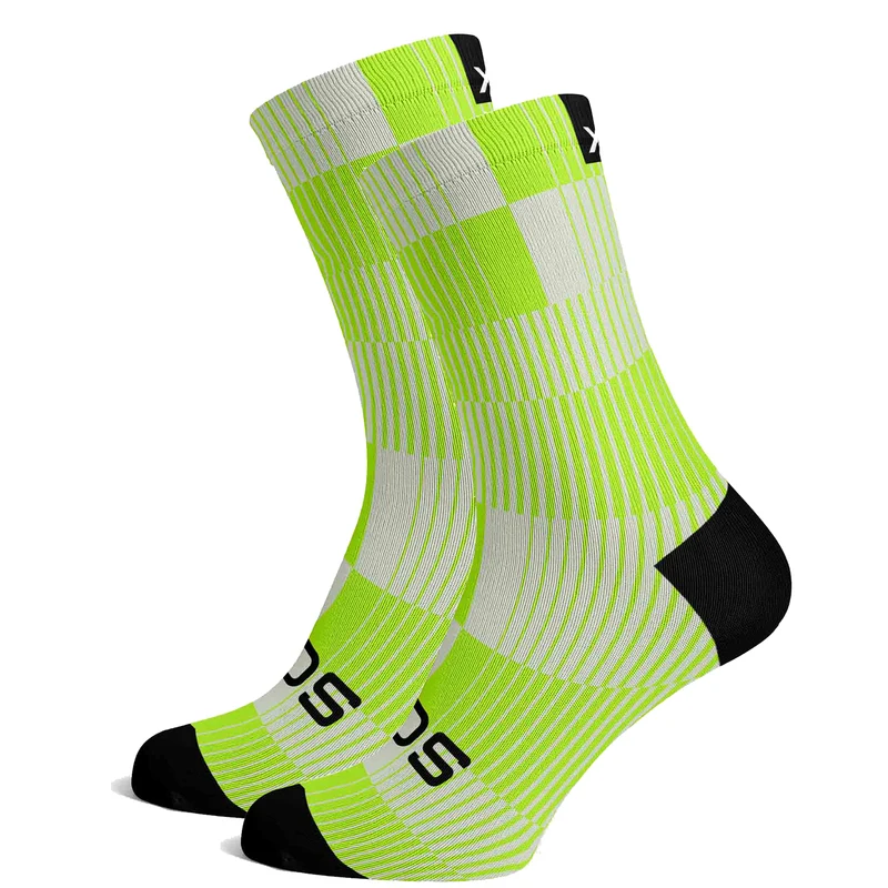 Sox Footwear Slight Green Minimalist Premium Crew Socks