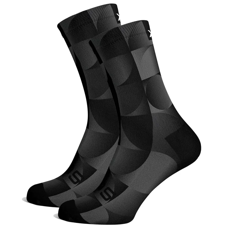 Sox Footwear Solid Charcoal Premium Crew Socks