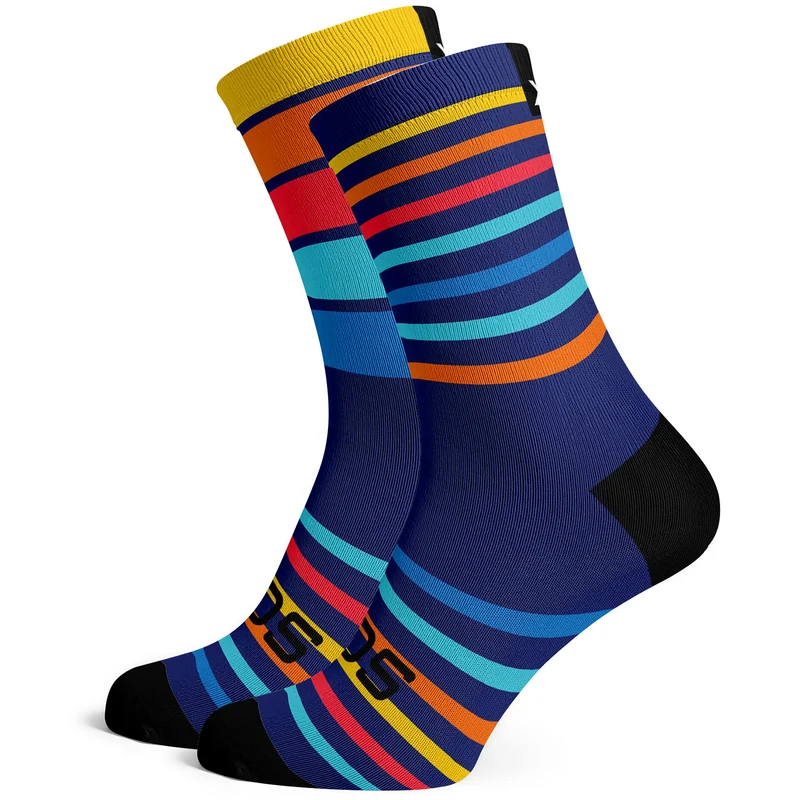 Sox Footwear Sunset Colours Premium Crew Socks