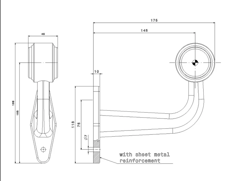 Umrissleuchten LED - 2er-Set -Typ "F"