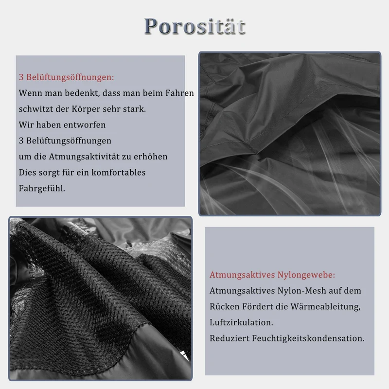 ROCKBROS Radsport Regenjacke Herren Wasserabweisend Leicht Fahrradjacke