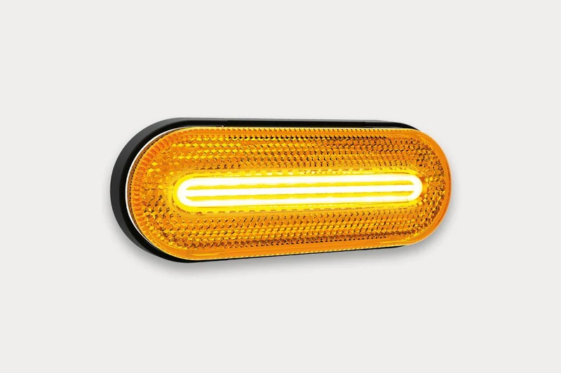 Fristom Bernsteinfarbene LED-Seitenmarkierungsleuchte mit Blinker