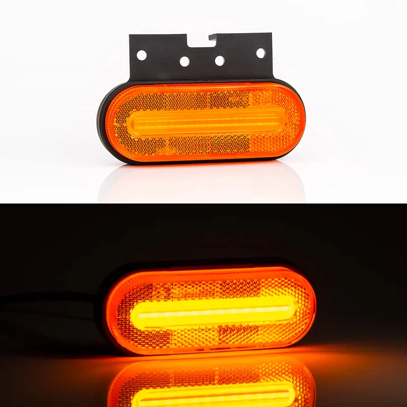 Fristom Bernsteinfarbene Seitenmarkierungsleuchte mit LED-Streifen