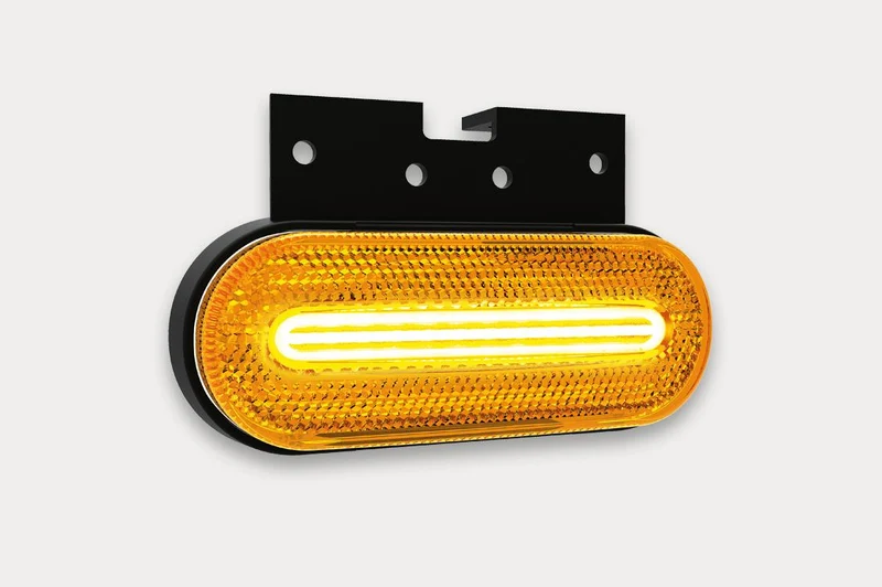 Fristom Bernsteinfarbene Seitenmarkierungsleuchte mit LED-Streifen