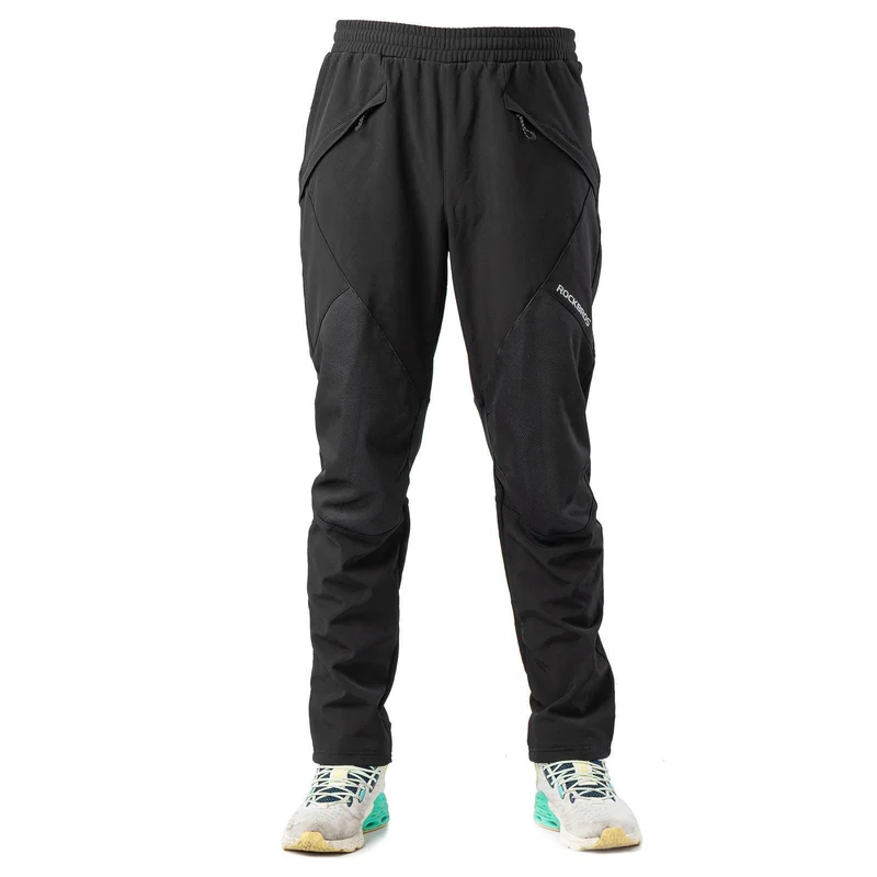 ROCKBROS Winter Radlerhose Herren Lange Fahrradhose Warm Fleece