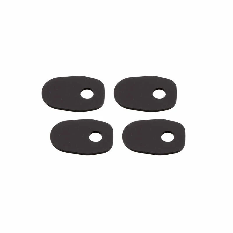 Blinker Adapterplatten Highsider Suzuki M8, Schwarz, Alu, 41x28 mm