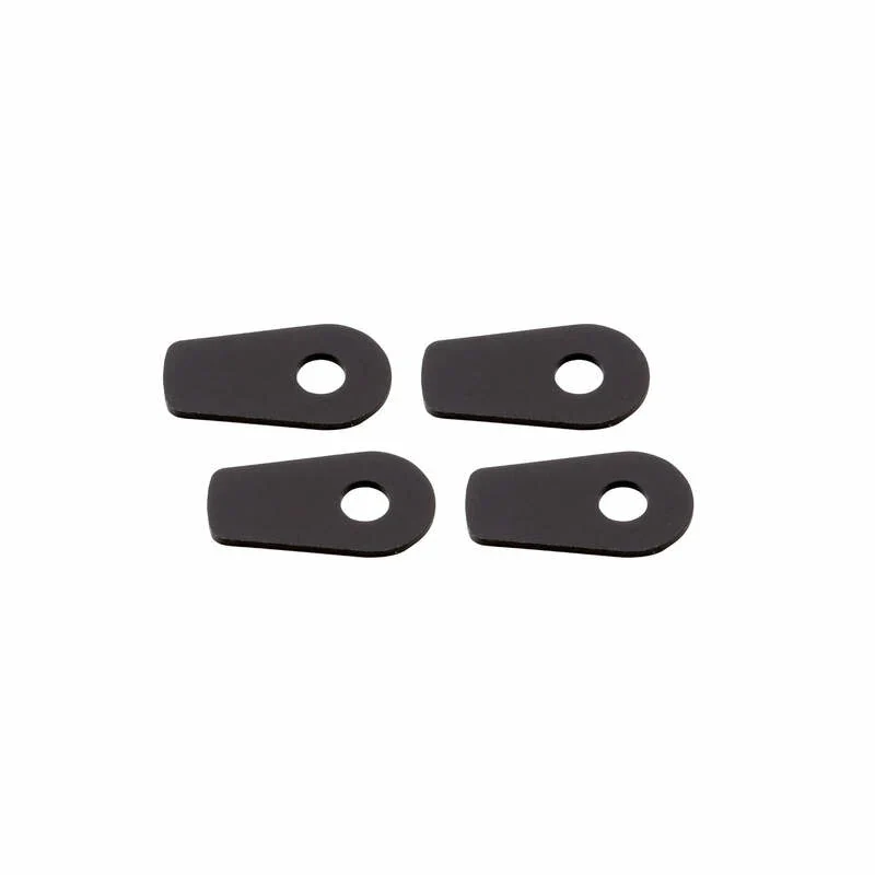 Blinker Adapterplatten Highsider BMW M8, Schwarz, Alu, 39,5x22 mm