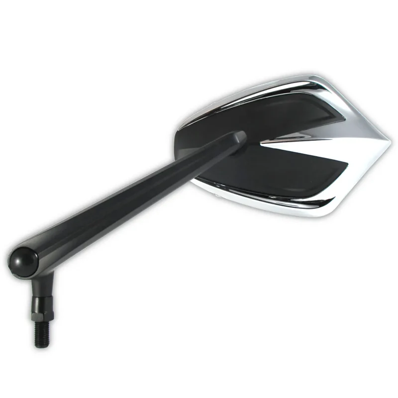 Lenkerspiegel Paar Move schwarz, Alu / ABS, E-geprüft, M10x1.25 & HD Adapter